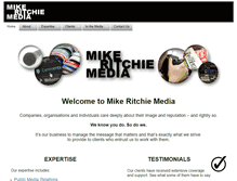 Tablet Screenshot of mikeritchiemedia.co.uk